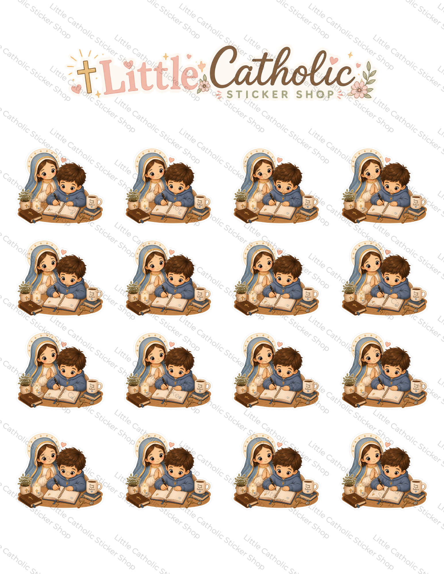 Mother Mary & Little Boy