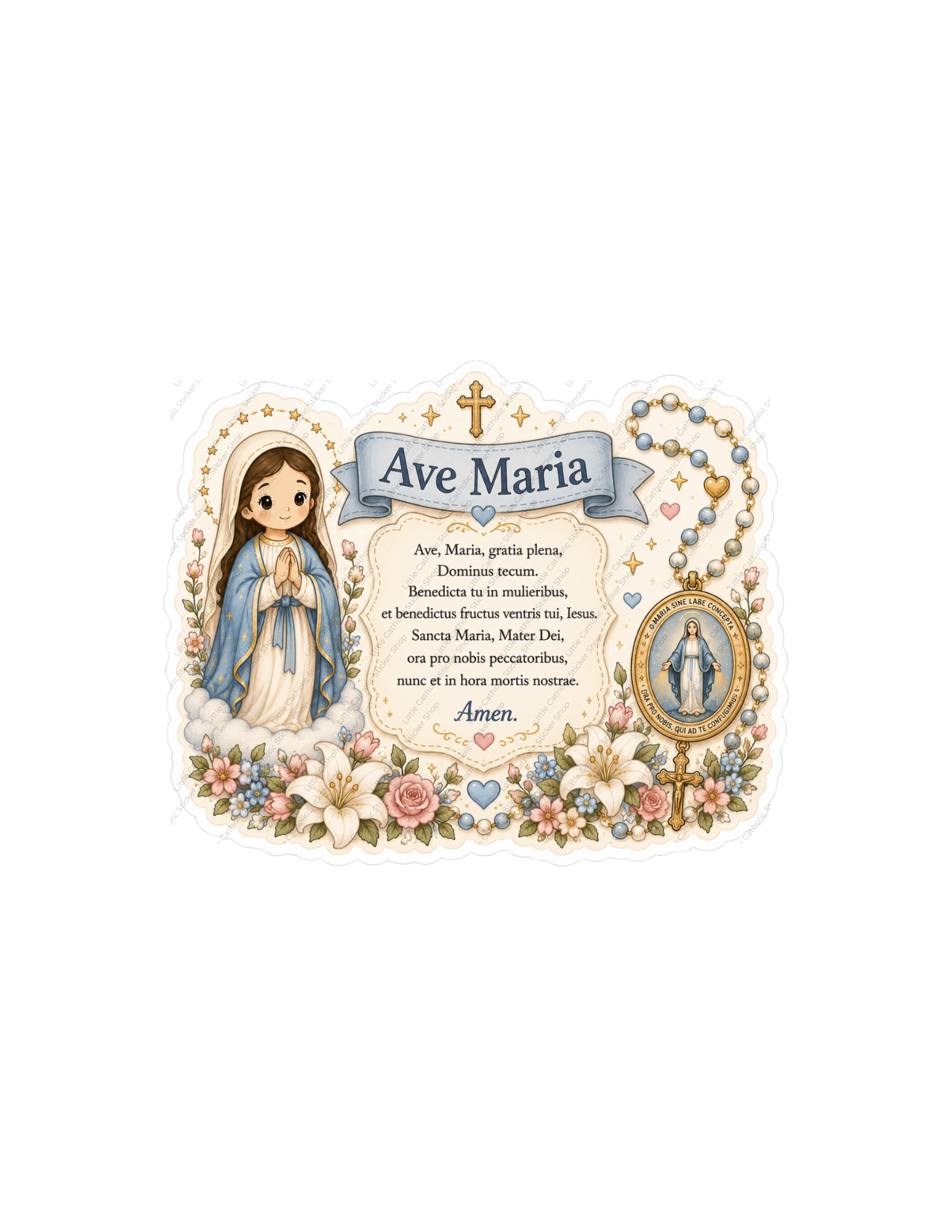 Ave Maria (Hail Mary in Latin)